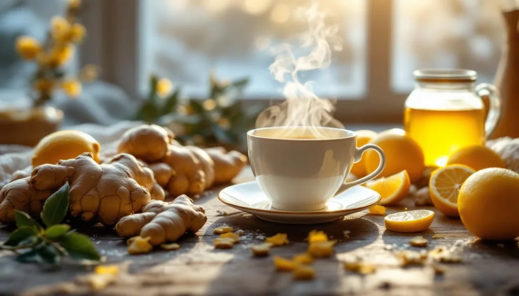 ontdek waarom gember en citroen de favoriete winteringrediënten zijn, los van thee en supplementen, met hun gezonde en verwarmende eigenschappen.