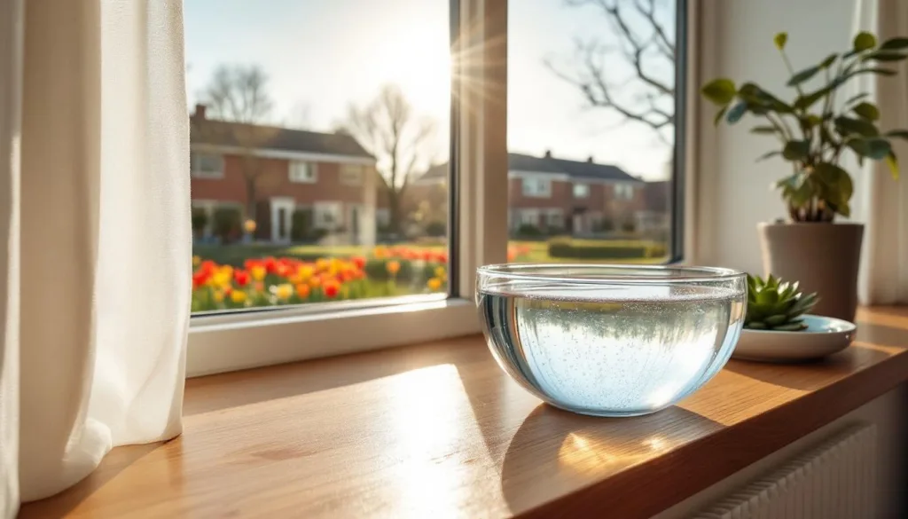 een huiseigenaar deelt het geheim waarom je een kom zoutwater bij het raam moet zetten en hoe het je huis kan beïnvloeden.