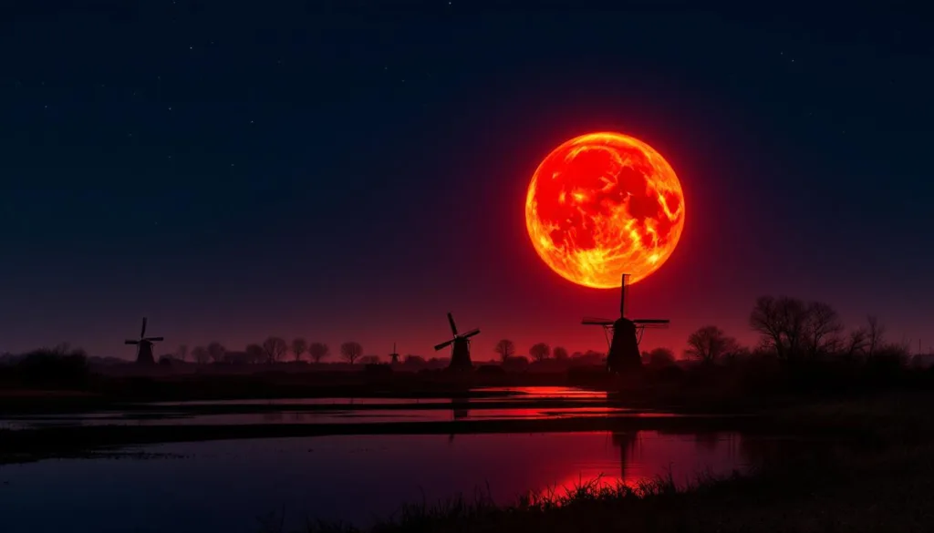 ontdek waarom de maan rood kleurt en leer wanneer je dit prachtige fenomeen opnieuw kunt zien. alles over de rode maan uitgelegd!