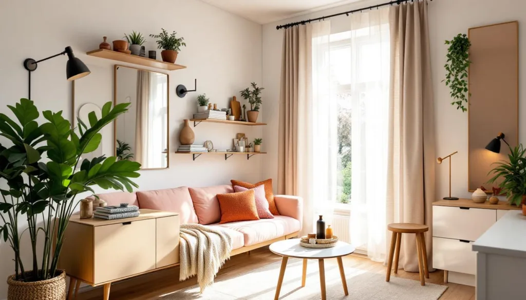 ontdek hoe spiegels op onverwachte plaatsen kleine kamers groter doen lijken. leer slimme tips om ruimte en licht optimaal te benutten zonder ze aan de muur te bevestigen.